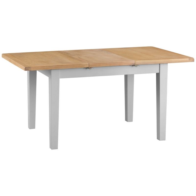 Lighthouse Extending Dining Table Grey & Oak 4/6 Seater
